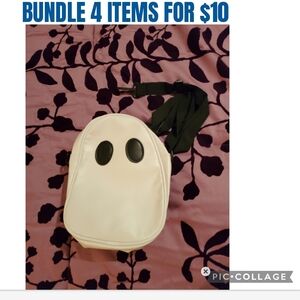 Ghost Face White Backpack